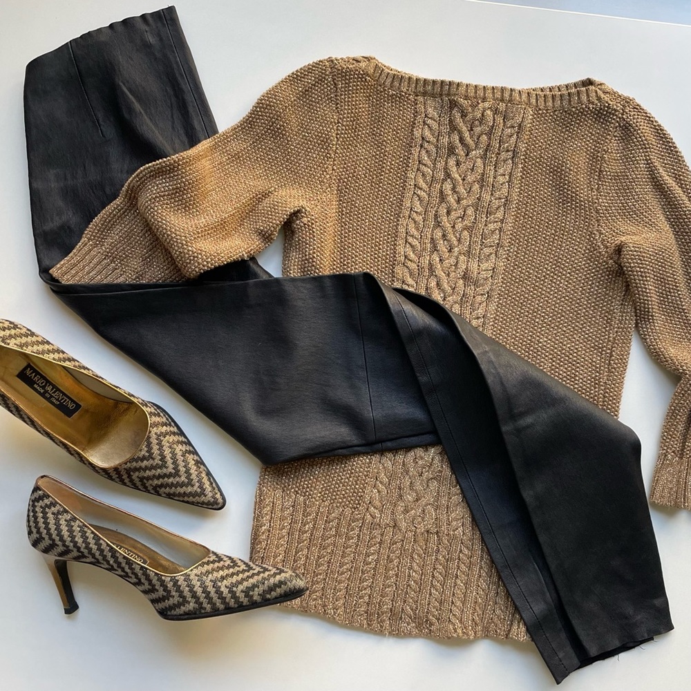 COS / Leather Leggings - Picture 9 of 14